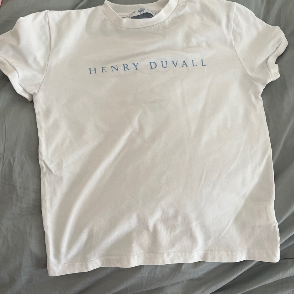 Kids White Short Sleeve Logo Tee